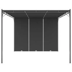 VidaXL Tuinprieel Met Zijgordijn 4x3x2,25 M Antraciet 9 VidaXL Tuinprieel Met Zijgordijn 4x3x2,25 M Antraciet -Bekend Tuinmeubelen Winkel a0f357ee0b21470fb350e2d1bc9ea7dd