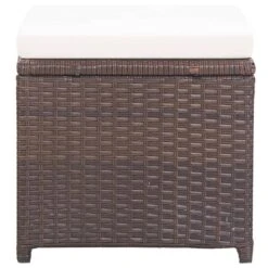 VidaXL Tuinkrukken 2 St Met Kussens Poly Rattan Bruin -Bekend Tuinmeubelen Winkel b54e593c68bd4bf78604c6977f847d48