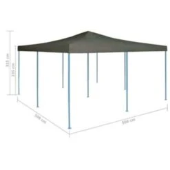 VidaXL Prieel Inklapbaar 5x5 M Antraciet -Bekend Tuinmeubelen Winkel bd38d81f7ddc43ddb196b42dc923ab89