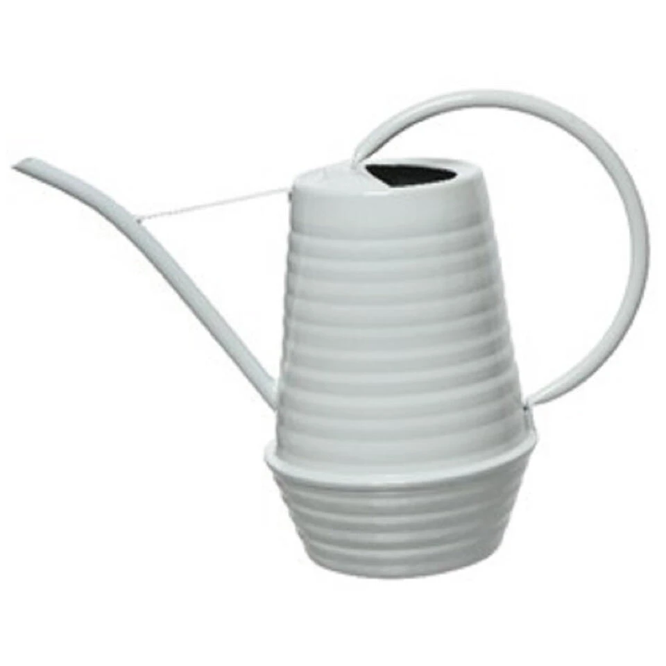 Decoris Gieter - 1 Liter - Wit - Metaal 4 Decoris Gieter - 1 Liter - Wit - Metaal - Afbeelding 2