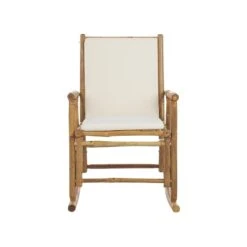 Beliani Schommelstoel FRIGOLE - Lichte Houtkleur Bamboehout -Bekend Tuinmeubelen Winkel ce7f634996ba4527a6841ce3cc1d5d91