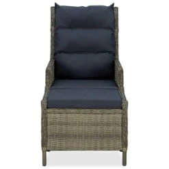 VidaXL Tuinstoel Verstelbaar Met Voetenbankje Poly Rattan Bruin -Bekend Tuinmeubelen Winkel da7871427e0442e5a8ed0fe1ec7a49f8