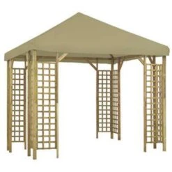 VidaXL Prieel 3x3 M Beige -Bekend Tuinmeubelen Winkel dd91a44d364f4f55a77b74852b487b71
