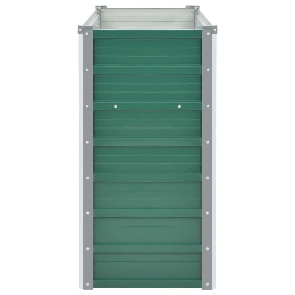 VidaXL Plantenbak Verhoogd 100x40x77 Cm Gegalvaniseerd Staal Groen 6 VidaXL Plantenbak Verhoogd 100x40x77 Cm Gegalvaniseerd Staal Groen - Afbeelding 4