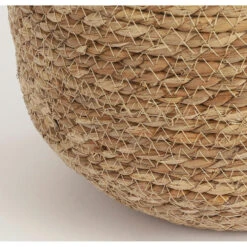 Mica Decorations Bloempot - Rotan - Naturel - Jute - 24 X 26 Cm -Bekend Tuinmeubelen Winkel eaf09b16446b43e3807842f56186427e