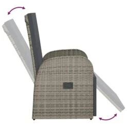 VidaXL Tuinstoel Verstelbaar Met Kussen Poly Rattan Grijs 9 VidaXL Tuinstoel Verstelbaar Met Kussen Poly Rattan Grijs -Bekend Tuinmeubelen Winkel f8073a3a23934c6d99bbacd8f8a122e1