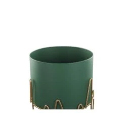 Beliani Plantenbak Voor Buiten KALANDRA - Groen Ijzer -Bekend Tuinmeubelen Winkel fcfa0b8125d243bebc549774292fd02c